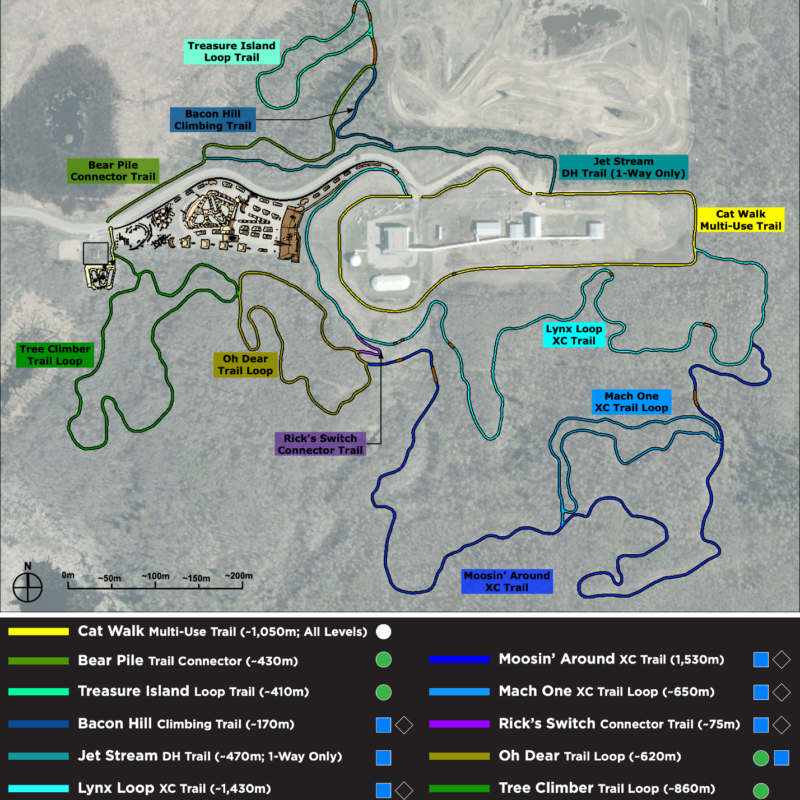 2023 Cold Lake Trails Network map