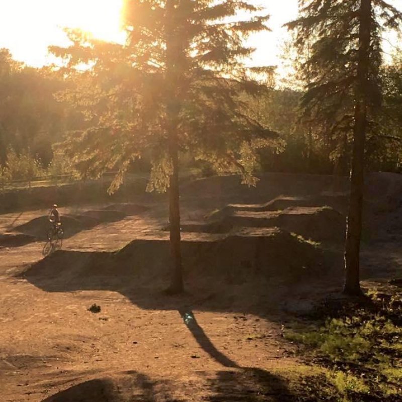 20 XX Whitecourt BP Jumps sunset G Wardley